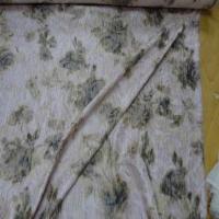 Taffetas faconne rose clair imprime5