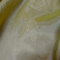 Taffetas faconne ton jaune paille6