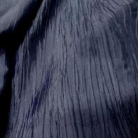 Taffetas froisse plisse gris bleu metal zinc