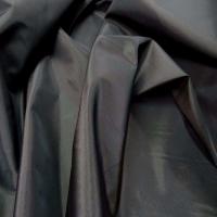 Taffetas marron fonce a reflets noir