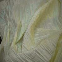 Taffetas plisse permanent ton jaune
