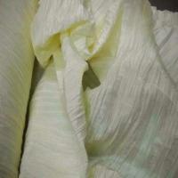 Taffetas plisse permanent ton jaune0