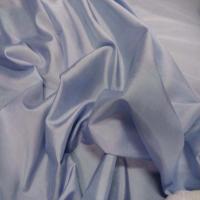 Taffetas souple bleu reflets blanc