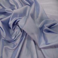 Taffetas souple bleu reflets blanc7