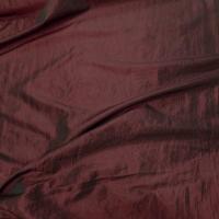 Taffetas souple froisse permanent changeant rouge bordeaux a reflets noir8