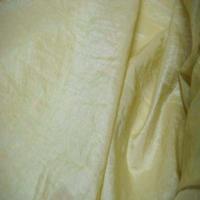 Taffetas souple froisse permanent ton jaune pale3