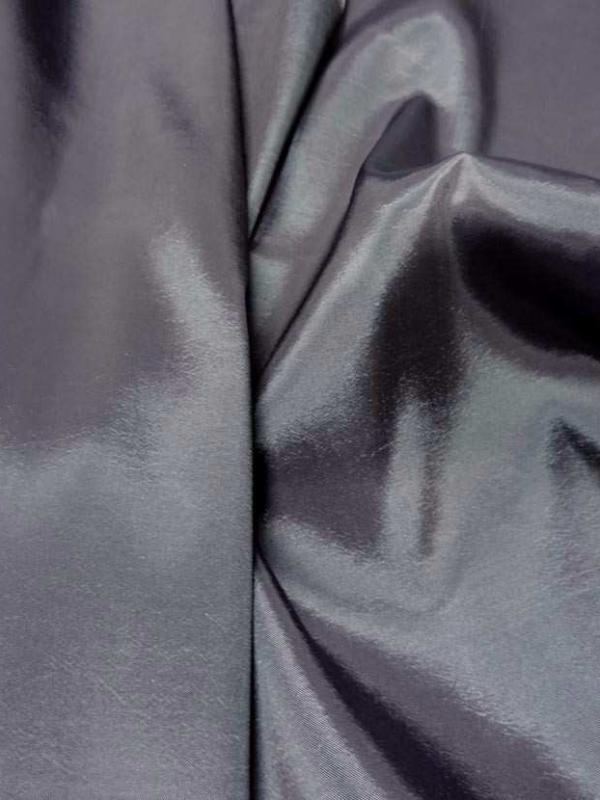 Taffetas souple gris changeant gris noir