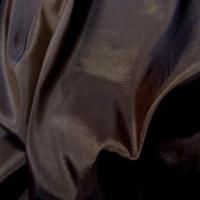 Taffetas souple marron changeant marron noir