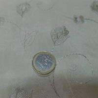 Taffetas souple vert absinthe clair a fleurs brodes8