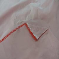 Taffetas tisse fils rouge orange et blanc3