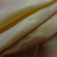tissu taffetas ton de jaune a bandes en camaïeu