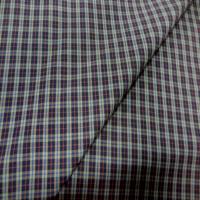 Tergal a carreaux taupe violet rouge