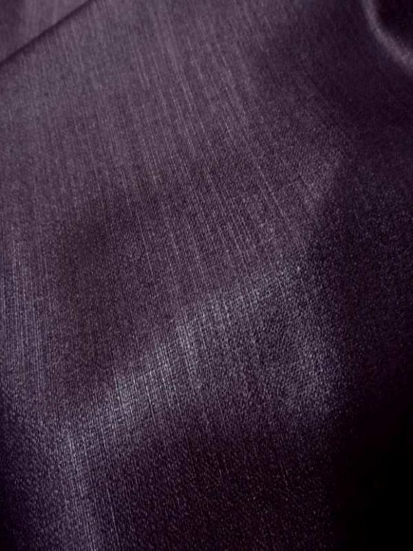 Tergal aubergine double face