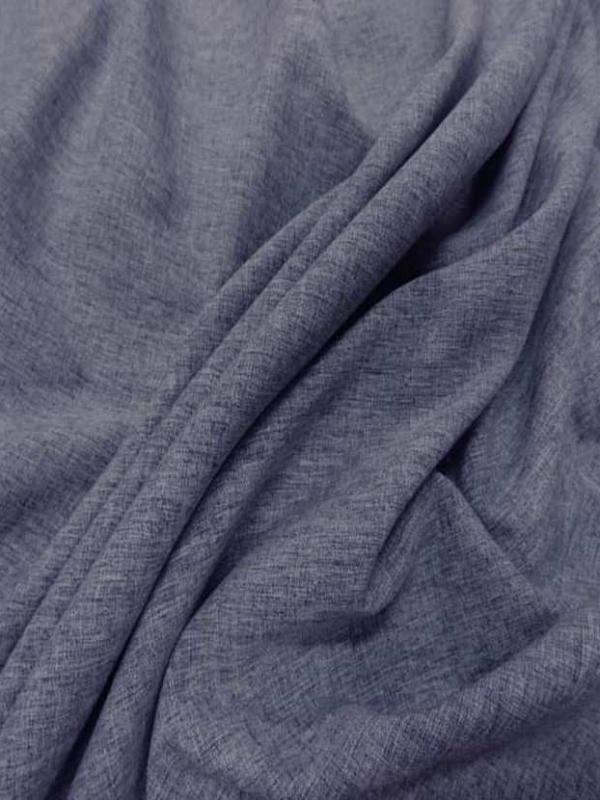 Tergal fin gris bleu chine