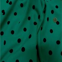 Tergal ton vert a pois noir4