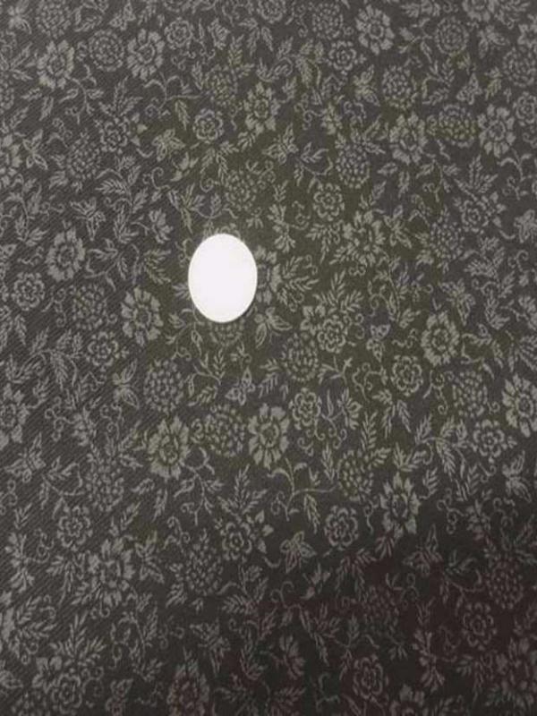 Tissu ton kaki imprimé petite fleurs style liberty