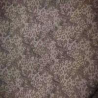 Tissu coton damasse ton beige gris0