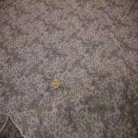 Tissu coton damasse ton beige gris7