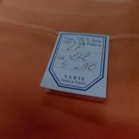 tissu coupon de mousseline de soie saumon pas cher