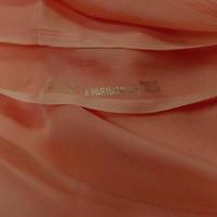 vente de tissu coupon de mousseline de soie saumon