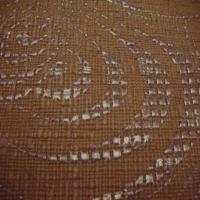 Tissu d ameublement epais ton caramel a motifs ecailles caramel1