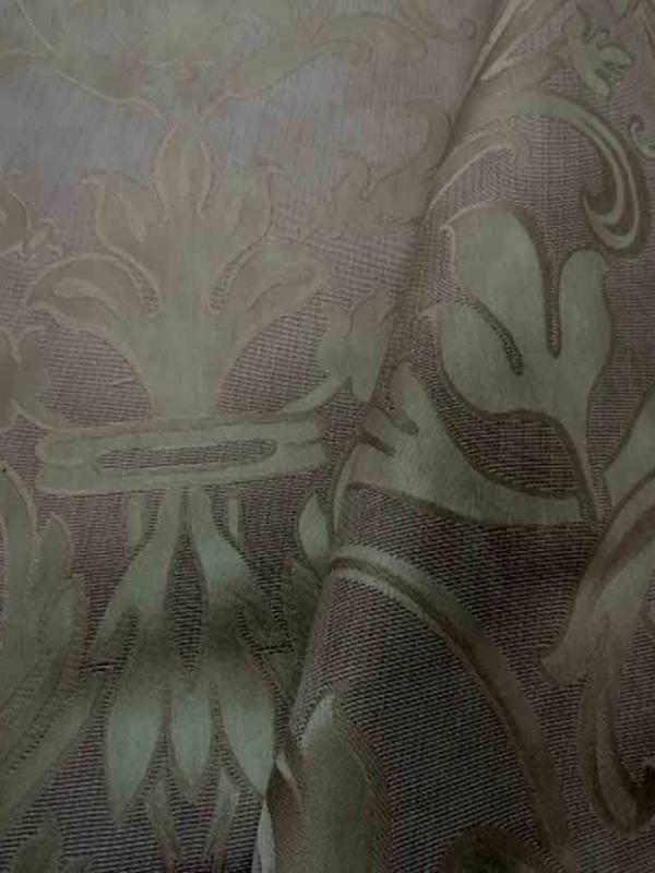 Tissu d ameublement jacquard kaki taupe
