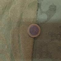 Tissu damassé d ameublement ton kaki
