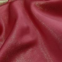 Tissu double face rouge bordeaux lurex dore en 1 60 m de large7