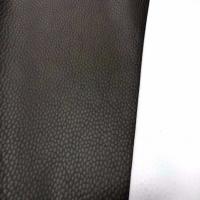 Tissu imitation cuir marron martele 3