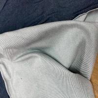 vente de Tissu jean double face blanc et bleu sur Marseille