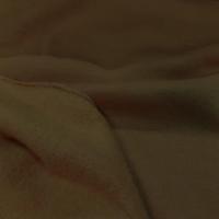 Tissu jersey molleton pour jogging marron speculoos