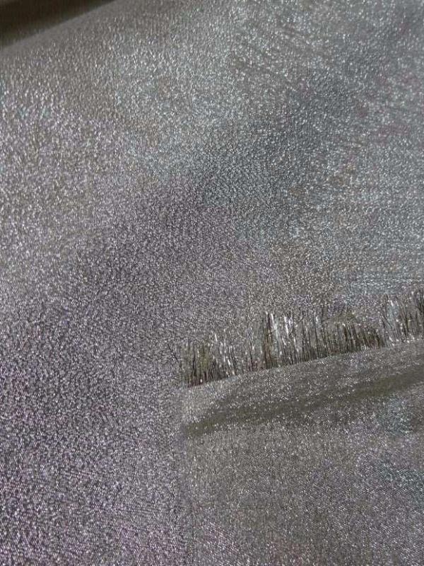 Tissu lame metal en 1 45m de large