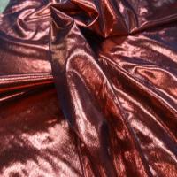 Tissu lame rouge noir5