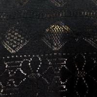 maille lycra noire façonné dentelle en ligne