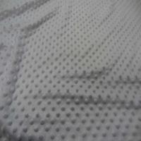 Tissu minky blanc en 1 50m de large0