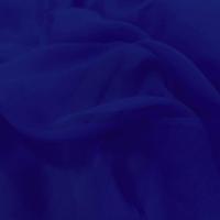 Tissu mousseline de soie bleu roi 1 