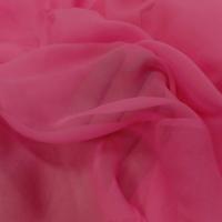 Tissu mousseline de soie rose pas cher