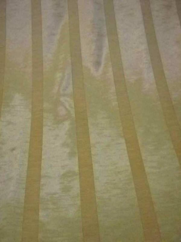 Tissu ottoman jaune dore a bandes5