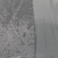 Tissu panne de velours gris clair