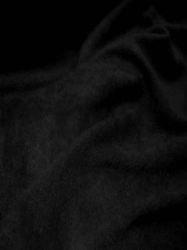 Tissu polaire noire