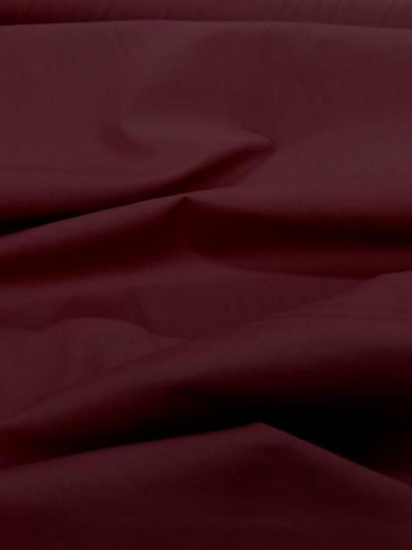 Vente de tissu popeline coton bordeaux