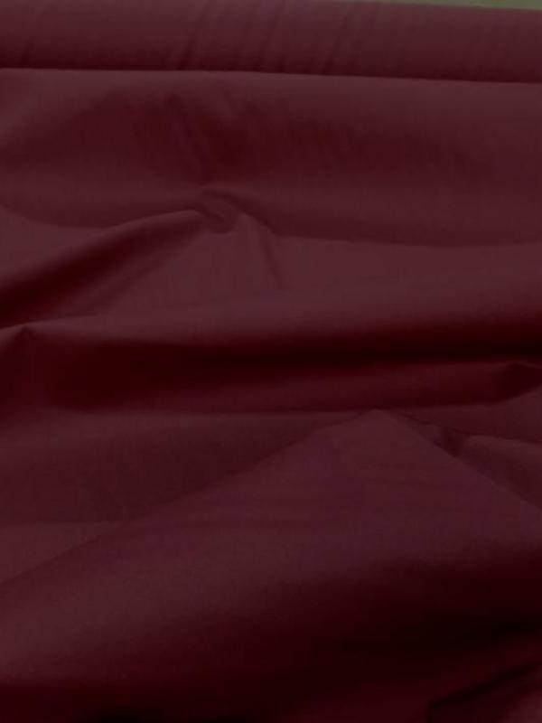 Vente de tissu popeline coton bordeaux