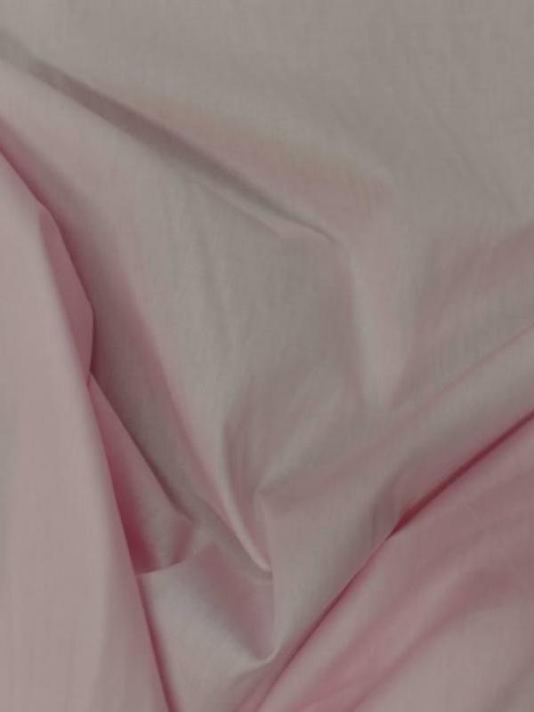 Tissu popeline coton rose clair4