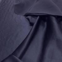 Tissu satin de soie bleu nuit en 1 37 m de large