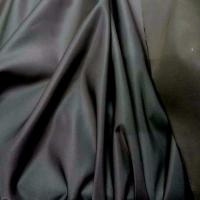Tissu satin double face kaki