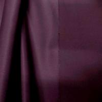 Tissu satin double face prune