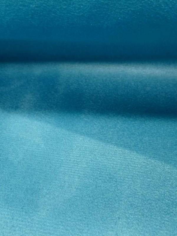 Tissu style alcantara imitation daim bleu turquoise