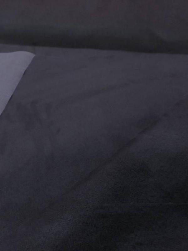 Tissu style alcantara imitation daim gris anthracite8
