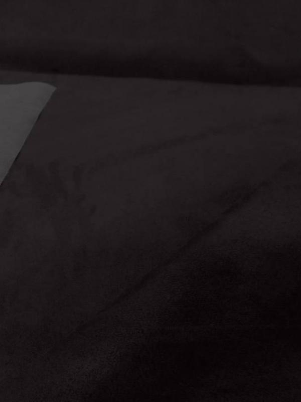 tissu style alcantara imitation daim marron foncé