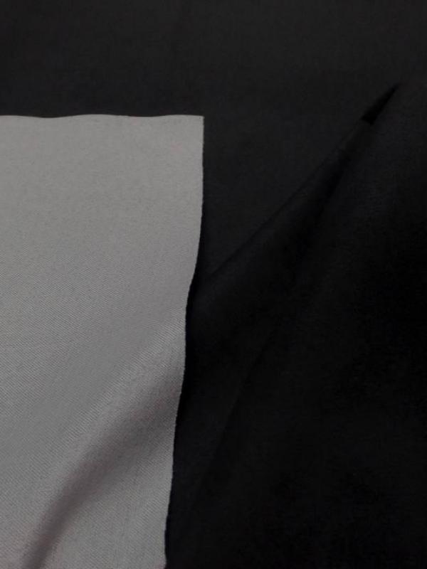 Tissu style alcantara imitation daim noir